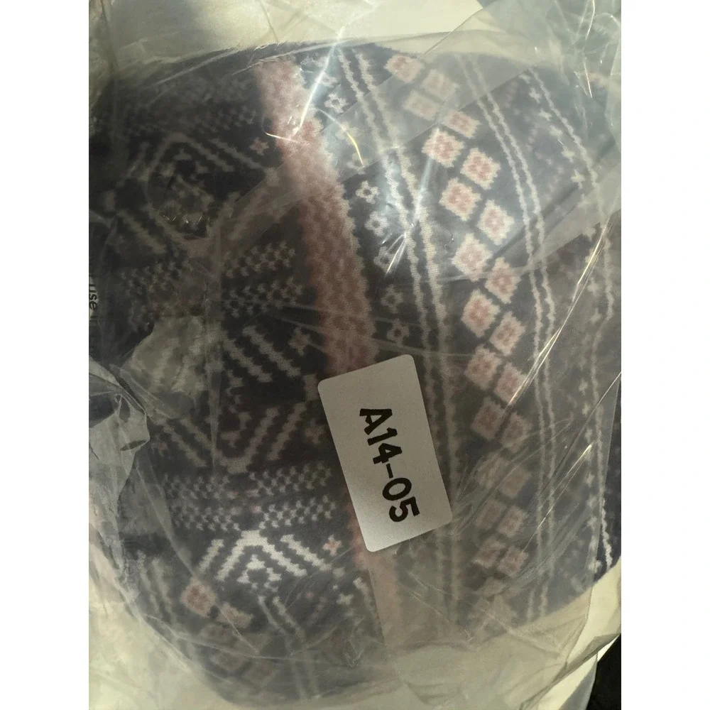 Cuddl Duds Pajama Set Womens‎ SM Navy Pink Fair Isle Loungewear 2 Piece